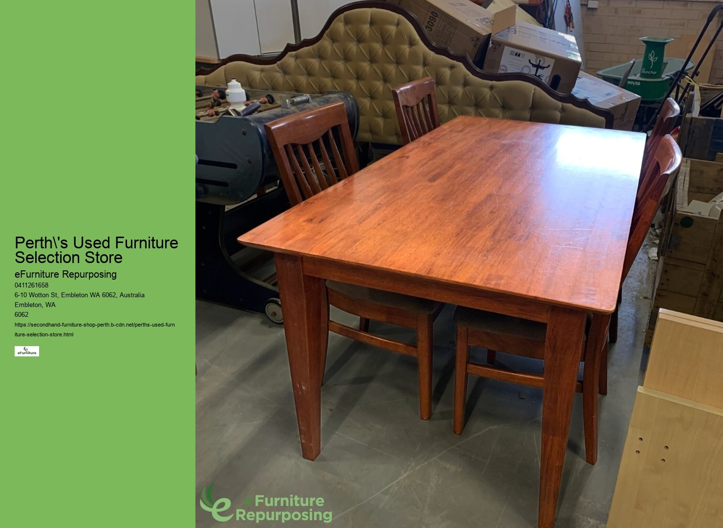 Unique Furniture Finds in Perth